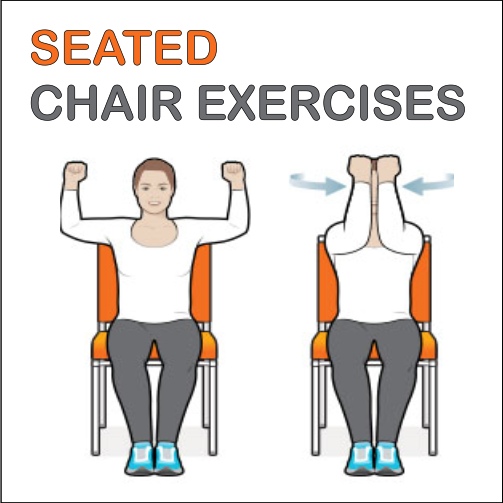 Free Printable Chair Exercises, Release, and repeat on the other side.